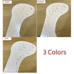 6pcs Silver Glitter Fake Freckle Tattoo Stickers for Face Makeup Waterproof Gold Temporary Tattoos for Women Holiday Music Party