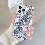White Lace Flower Pattern Phone Case For Samsung Galaxy A16 A26 A36 A56 A55 S25 FE S24 Ultra S23 Plus S22 Shockproof Cover Cases