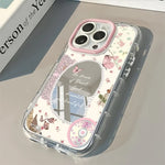 Fashion Minimalist Pattern Mirror Phone Case For iPhone 17 Pro 16 15 14 13 12 11 Pro Max 7 8 Plus XR X XS 16E Mirror Cream Cover