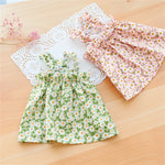 Cozy Cotton Summer Suspender Skirt Pet Dress For Cats Small Dogs Sphynx Kitten Breathable Cool Pet Outfit Ropa Para Gatos